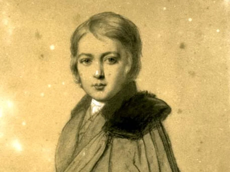 1801-Luigi Calamatta - Maurice Dudevant, figlio di George Sand